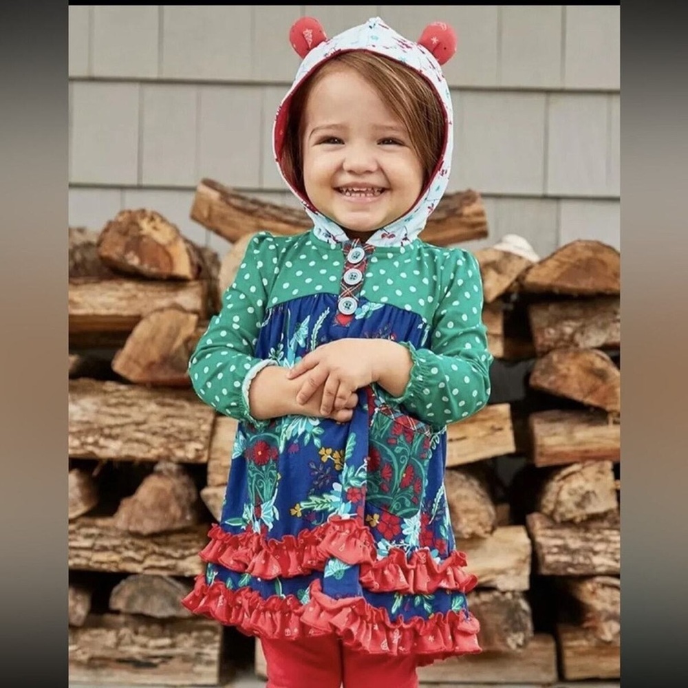 NWT Matilda Jane Holiday bear dress